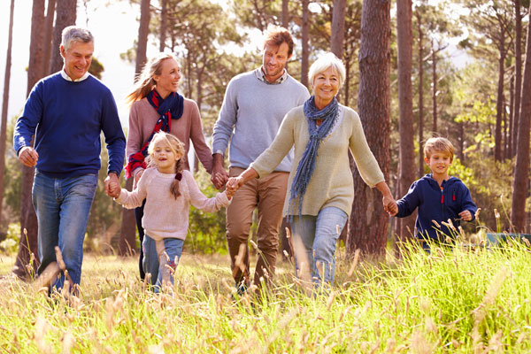 Family Walking